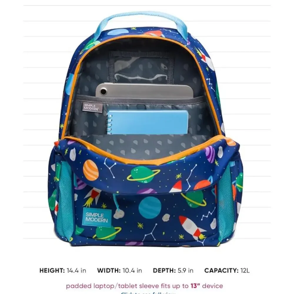 Simple Modern Disney Toy Story Kids Backpack, Buzz and Woody Bookbag- Medium